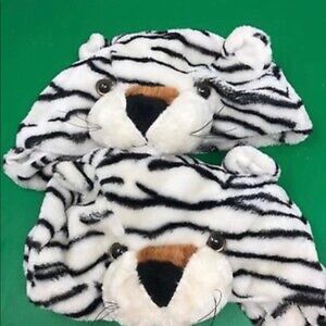 2 Pack Children’s Tiger Hat Plush One Size Hat Winter with Flaps